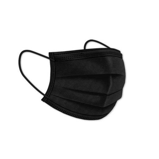 [GRA85005710] CAIXA 50 MASC.QUIRUR.IIR C/C/ ELAST. NEGRO