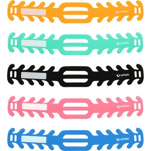 [GRA85000899] PACK 5 SUJETAMASK PP SORTIDO
