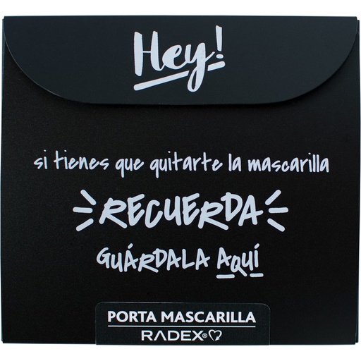 [GRA85002210] PORTA MASCARAS FFP2 PP NEGRO RADEX