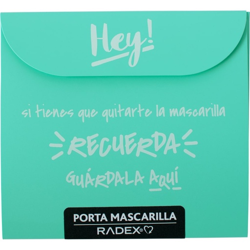 [GRA85002226] PORTA MASCARAS FFP2 PP VD.AGUA RADX