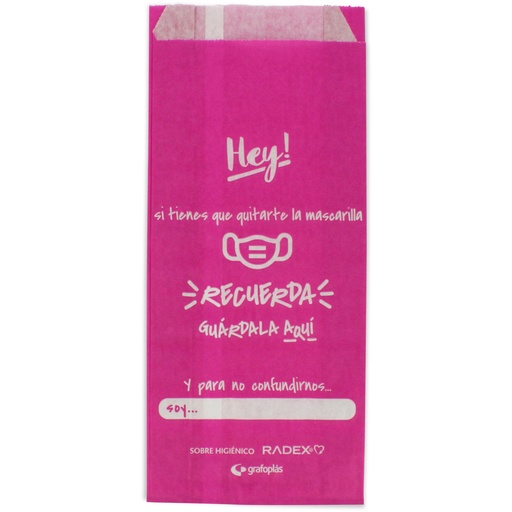 [GRA85002453] PACK10 EMB.S PAPEL C/FOLE ROSA RADEX