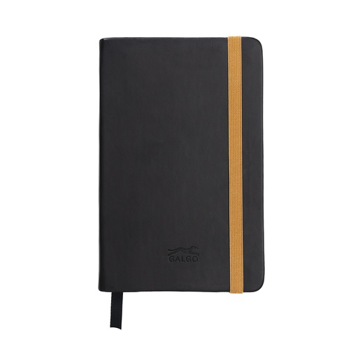 [GRA16270810] BLOCO DE NOTAS GALGO A6 80H 100G PAUTADO PRETO