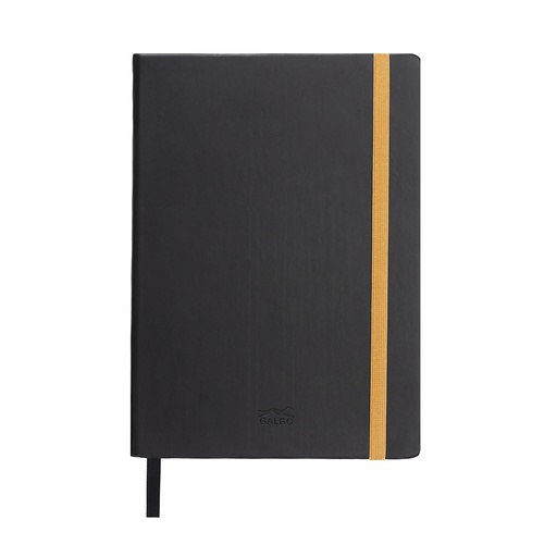 [GRA16271610] BLOCO DE NOTAS GALGO A5 80H 100G CADERNO NEGRO