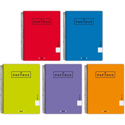 [GRA88462193] CUAD.PP PAPY UNI5 A4+ 120H/90GR 5X5 SURT