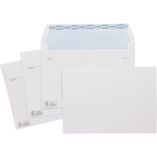 [GRA20321070] 250 ENVELOPES BCO 260X360 100G TS SOL.RECTA