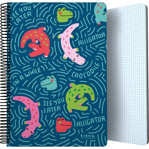 [GRA16502227] CADERNOPP Fo 80H 90G C4MM EC ALLIGATOR