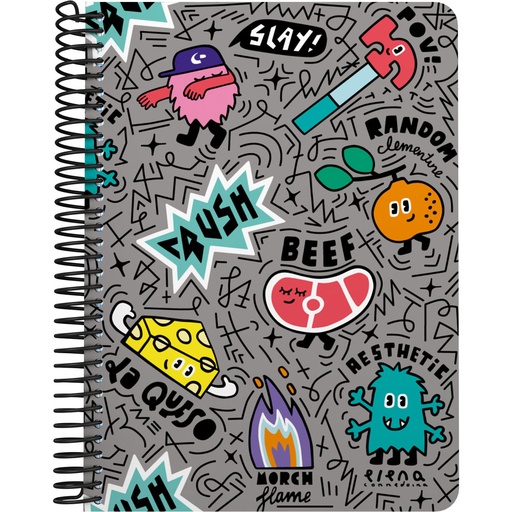 [GRA16512228] CADERNOPP 4o 80H 90G C4MM EC RANDOM