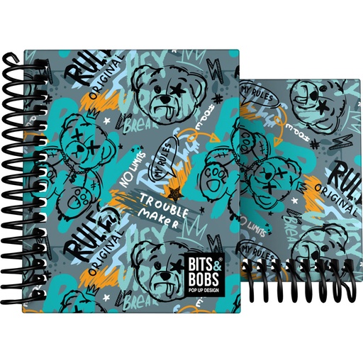[GRA16532719] CADERNO FOR.A7 C5MM B&B BEAR