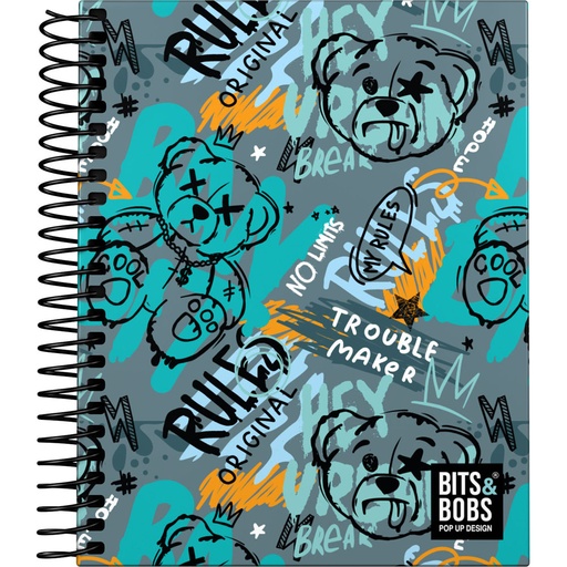 [GRA16522719] CADERNO FOR.A6 C5MM B&B BEAR