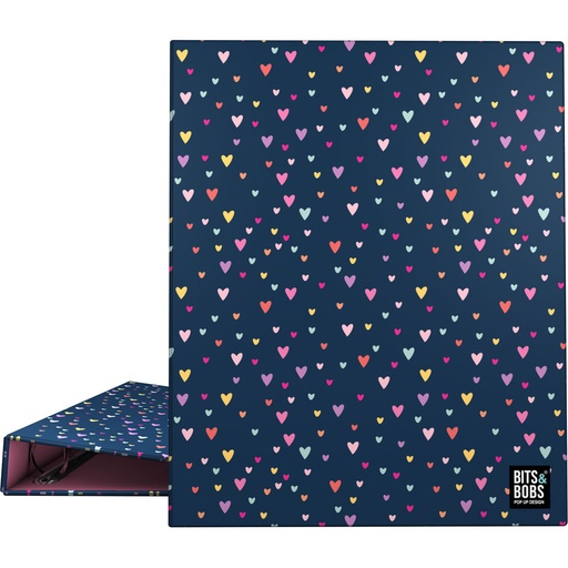 [GRA88142722] PASTAANILLAS A4 FOR.4D25 B&B HEARTS