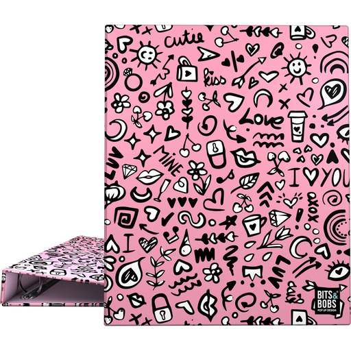 [GRA88142714] PASTAANILLAS A4 FOR.4D25 B&B I LOVE YOU