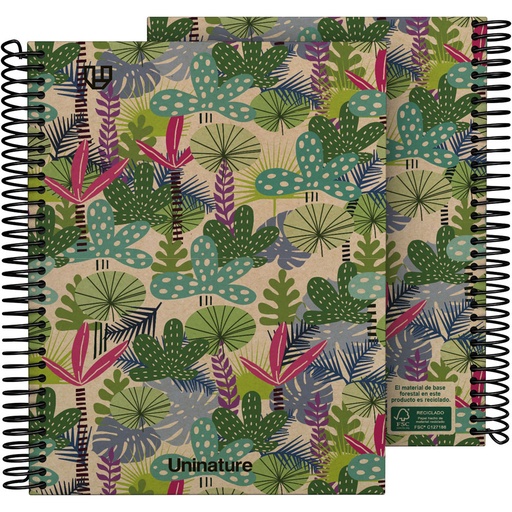 [GRA88510001] CUAD FOR A5 80H 90G 4X4 UNI AMAZONAS