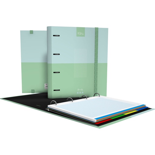 [GRA88101720] CARPEBOOK FORR 4D35 A4 KURU3 VERDE