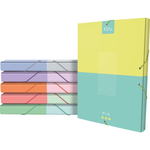 [GRA91270099] CAJA ECOPROJ GOM.3CM KURU3 SURTIDO