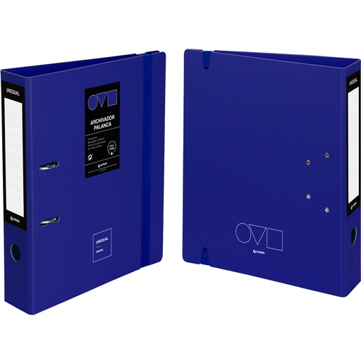 [GRA17262830] ARQUIVO A4 65MM UNEQ MINIMAL AZUL