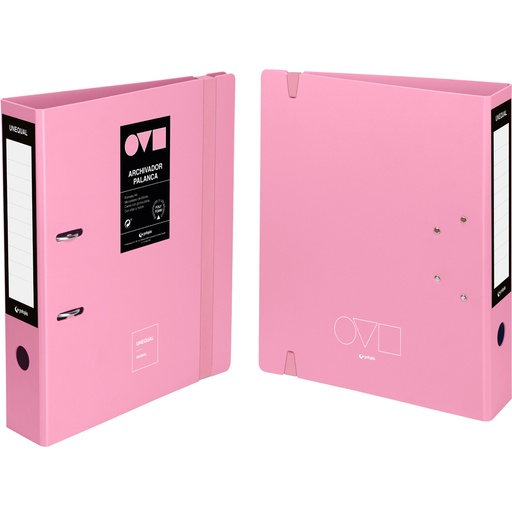 [GRA17262853] ARQUIVO A4 65MM UNEQ MINIMAL ROSA