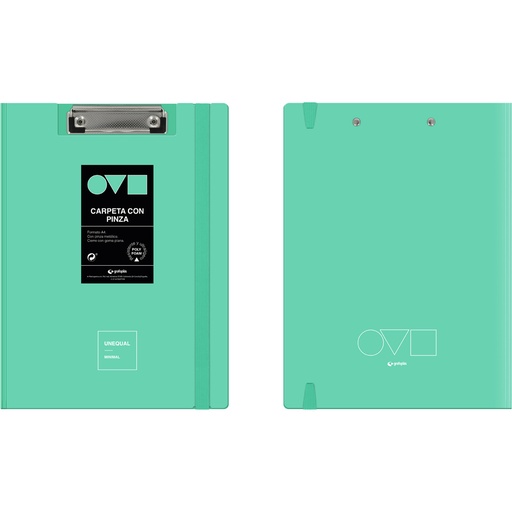 [GRA01550926] CARP A4 C/PINZA SUP UNEQ MINIMAL MINT