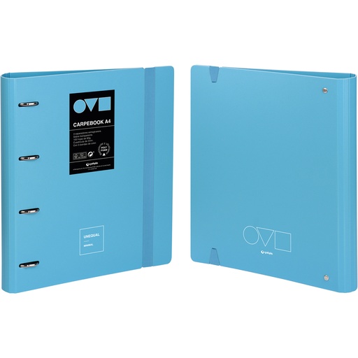 [GRA88104033] CARPEBOOK 4D35 A4 UNEQ MINIMAL AZUL PA