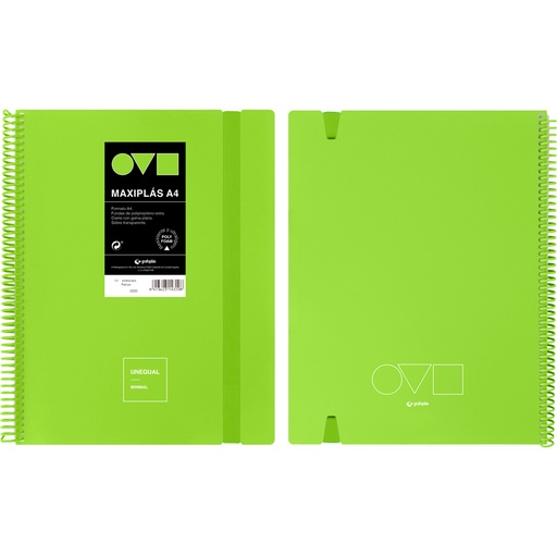 [GRA39222221] MAXIPLAS 20F A4 UNEQ MINIMAL VERDE