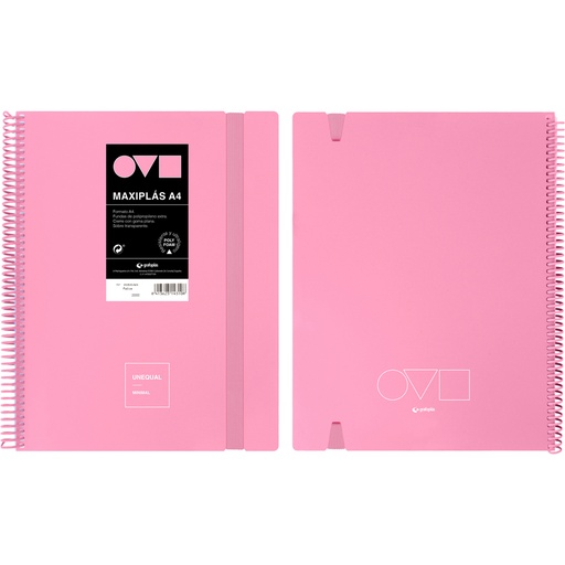[GRA39222253] MAXIPLAS 20F A4 UNEQ MINIMAL ROSA