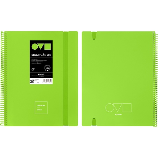[GRA39223221] MAXIPLAS 30F A4 UNEQ MINIMAL VERDE