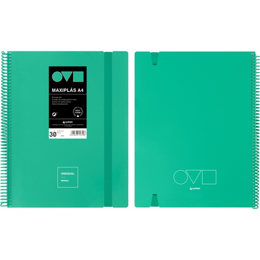 [GRA39223236] MAXIPLAS 30F A4 UNEQ MINIMAL TURQUESA