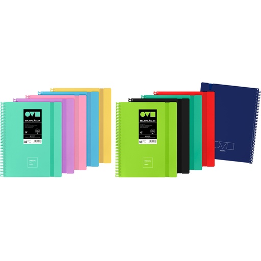 [GRA39223399] MAXIPLAS 30F A4 UNEQ MINIMAL SURTIDO