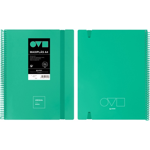[GRA39224236] MAXIPLAS 40F A4 UNEQ MINIMAL TURQUESA