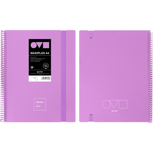 [GRA39224269] MAXIPLAS 40F A4 UNEQ MINIMAL LAVANDA