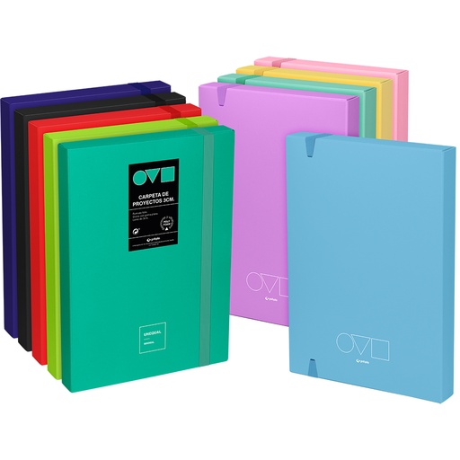 [GRA91271199] CAJA PROYECTO 3CM UNEQ MINIMAL SURTIDO