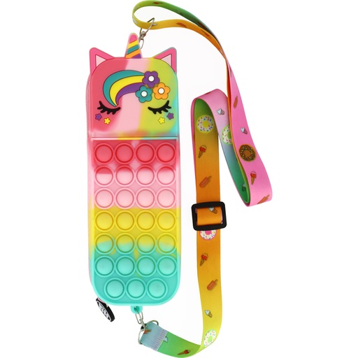 [GRA37760101] ESTOJO UNICORNIO 2 BUBBLES SILICONE