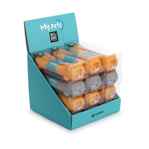 [GRA37761900] ESTOJO PETS LEOPARDO Y KOALA (SURT.12