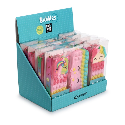 [GRA37761600] ESTOJO CON BANDOLBUBBLE SIL. SURTIDO