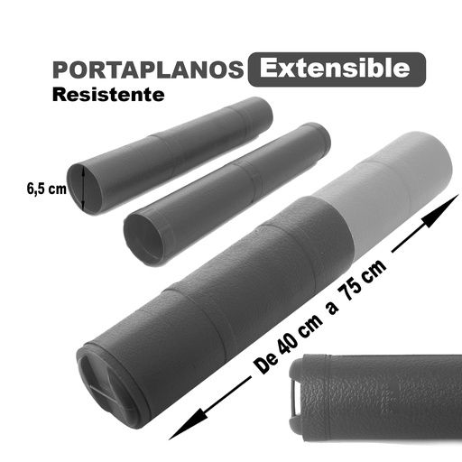 [KAT34000671] TUBO PORTAPLANOS GRIS CENTAURO