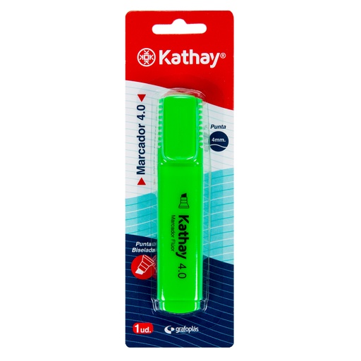 [KAT86211820] BLISTER 1MARCA.FLUOR 4MM P.BISEL.VERDE