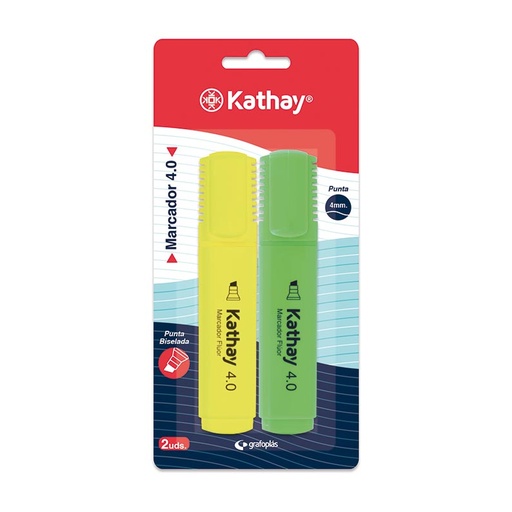 [KAT86211997] BLISTER 2MARCA.FLUOR 4MM P.BISEL.AMA+VER