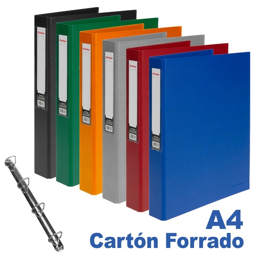 [KAT86304499] CARPETA 4ANILLAS 25MM POKF SURTID KATHAY