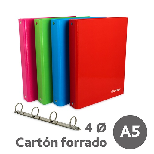 [KAT86322099] CARP.ANILLAS A5 FOR.4Ø25 KATHAY SURTIDO