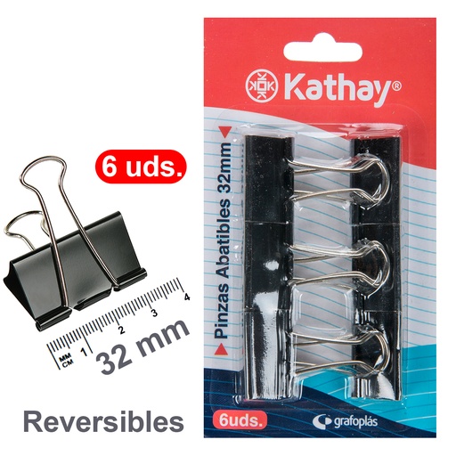 [KAT86400910] BLISTER 6 MOLAS REBATIVEIS 32MM KATHAY