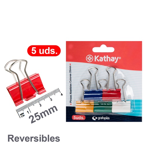 [KAT86401299] BLISTER 5 MOLAS REBATIVEIS 25MM CORES