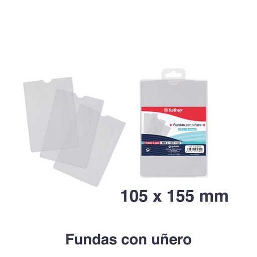 [KAT86525200] PACK 3 FUNDAS 10,5X15,5CM 0,15 MICRAS