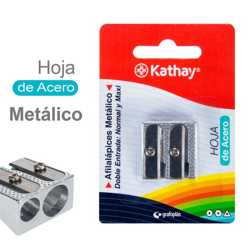 [KAT86614300] BLISTER 1 ÁFIA-LÁPIS DOBLE METAL KATHAY