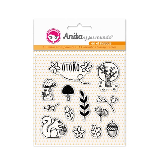 [GRA37010328] PACK 13 SELLOS TRANS EN EL BOSQUE