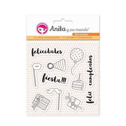 [GRA37010337] PACK 11 SELLOS TRANS FELICIDADES!