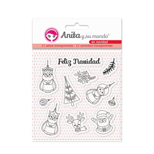 [GRA37010339] PACK 11 SELLOS TRANS EN NAVIDAD