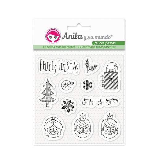 [GRA37010348] PACK 11 SELLOS TRANS FELICES FIESTAS