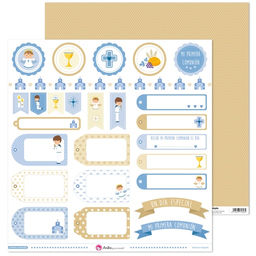 [GRA37011342] PACK5 PAPEL SCRAP ETIQUETAS COMUN.EL