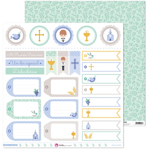 [GRA37011346] PACK5 PAPEL SCRAP ETIQUETAS COMUN.20 EL