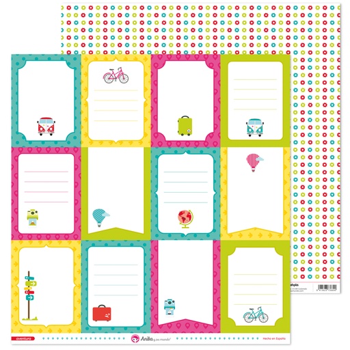[GRA37011527] PACK5 PAPEL SCRAP TARJETAS AVENTURA