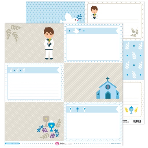 [GRA37011724] PACK5 PAPEL TARJETAS GRANDES 1aCOMUN.EL